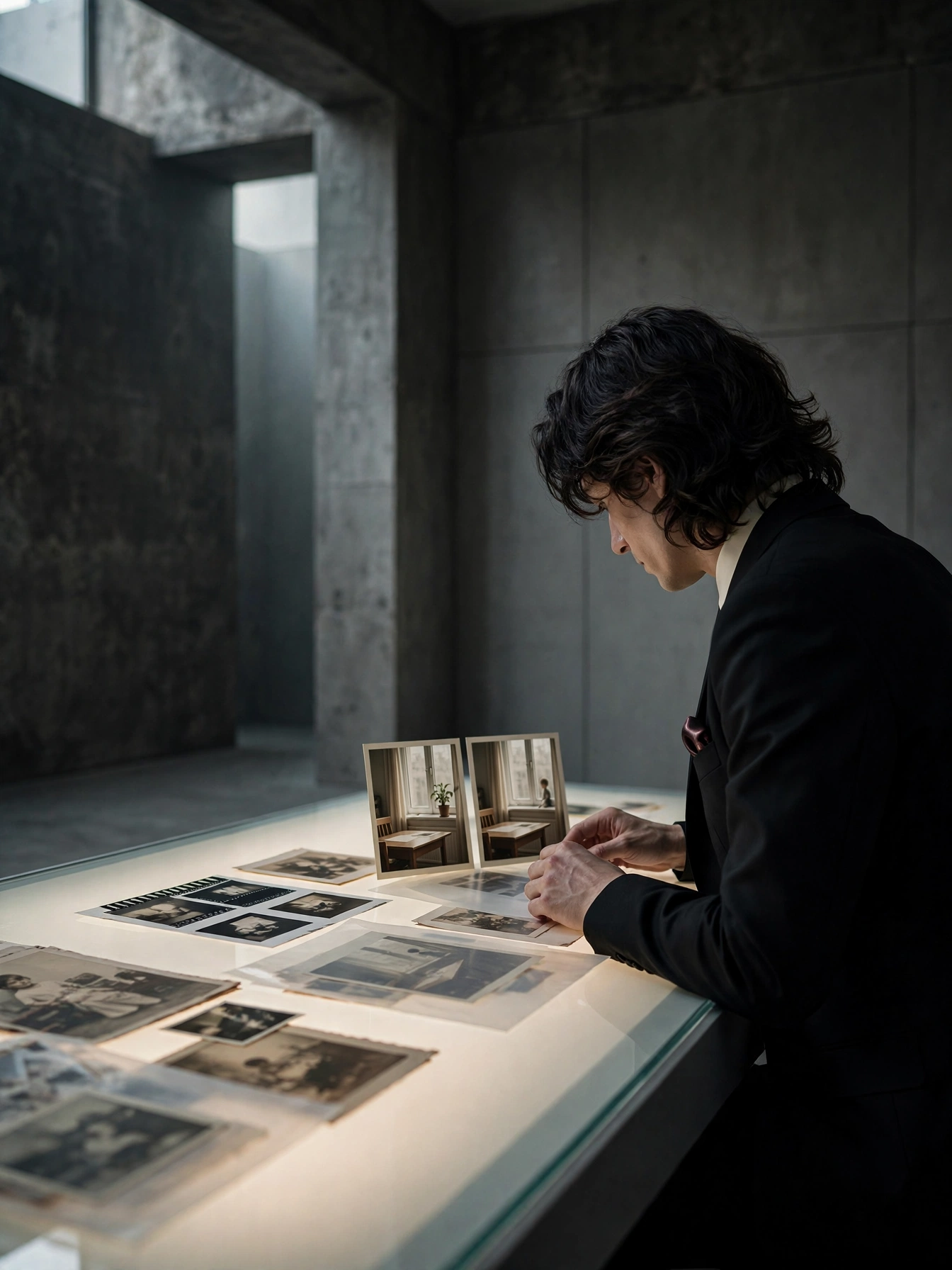 AIFAME AI NEWS editorial image questioning archive, evidence and AI-generated memory
