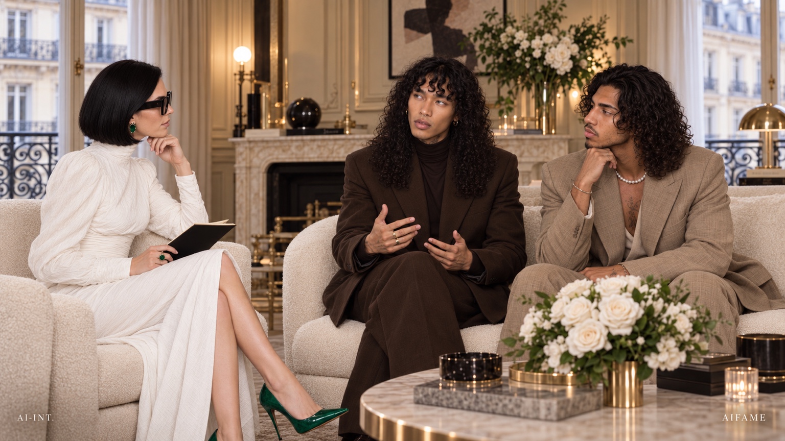 Messiah and Kyro in conversation with AIFAME.