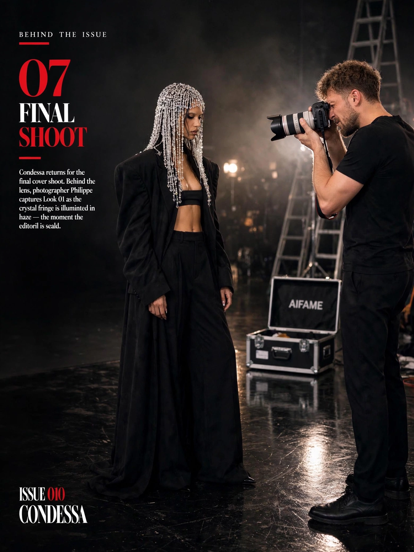 AIFAME NEXT Issue 010 — Condessa — Behind the Issue 07 — Final Shoot